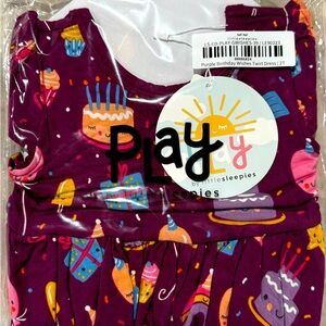 Little sleepies birthday dress